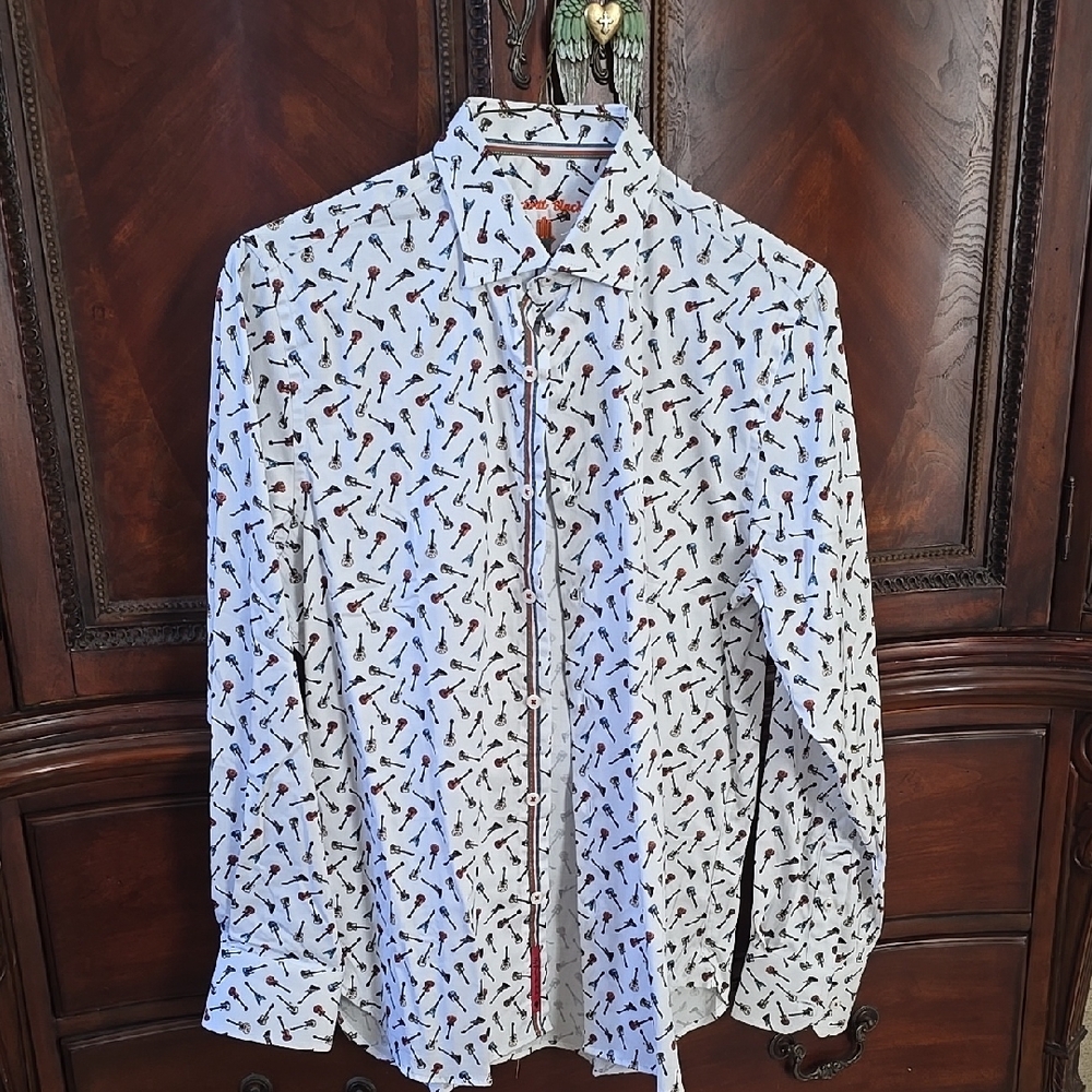 Visconti Guitar Patterned Shirt - Multicolor